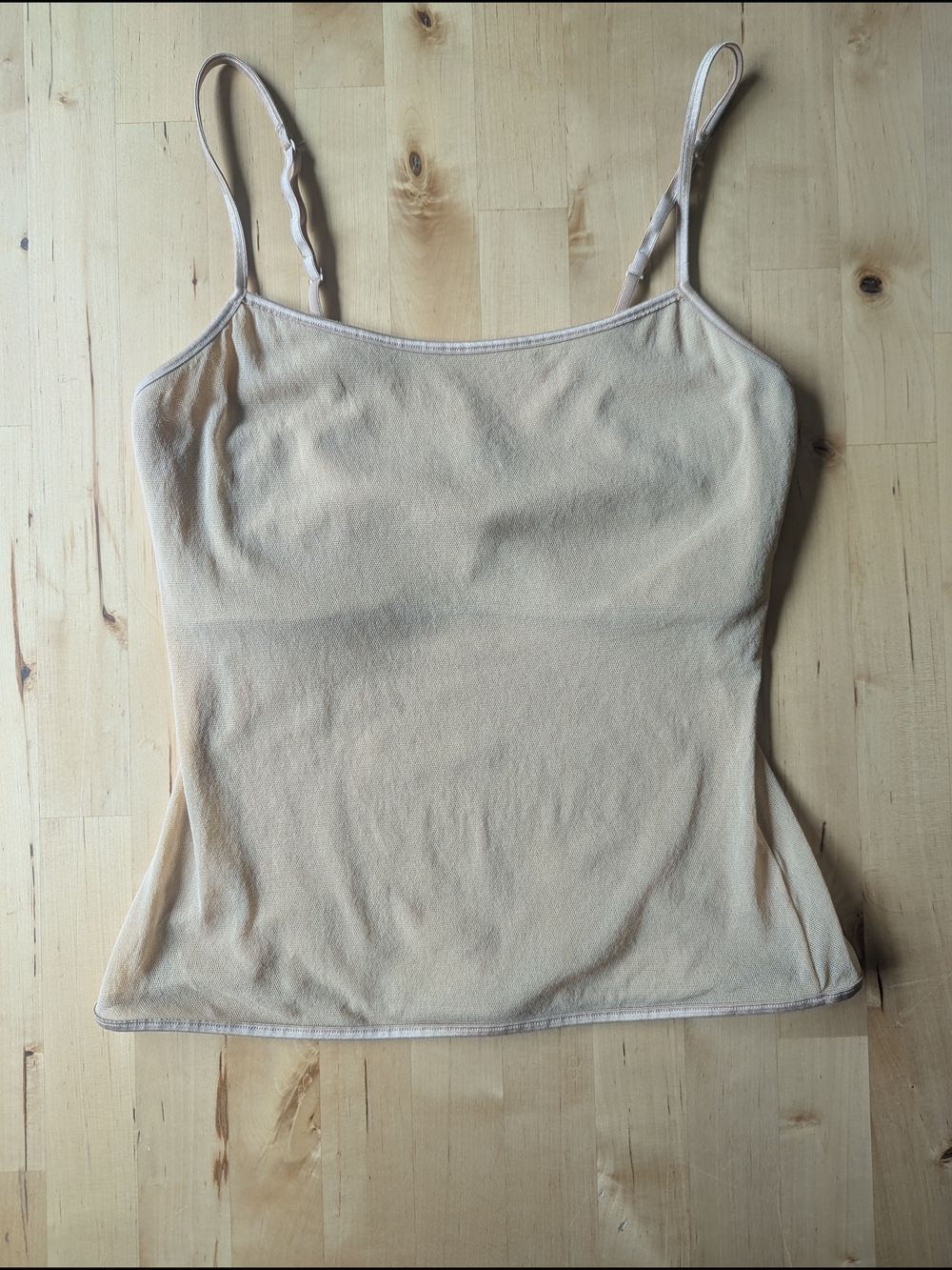 Cosabella Vintage Nude Beige Mesh Camisole Lingerie Tank Made In Italy